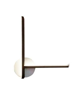 Wall Led light, 3000K, 14 W, 25x31 cm, black/gold