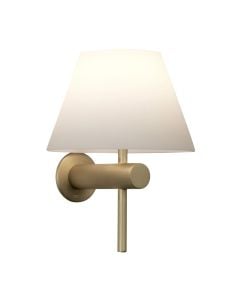 Ndricues muri,  E27, 30x20x1+H50cm, I bardhe/gold