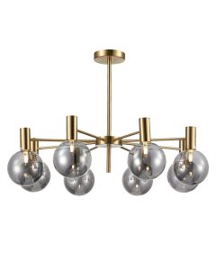 Pendant light, 6xG9, 65x55 cm, gold