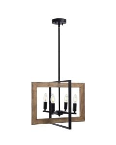 Ndriçues i varur, 4xE14,  Dru, I zi /gold