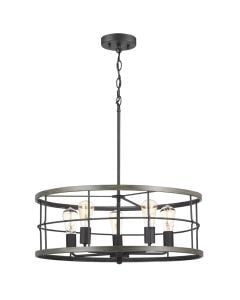 Ndriçues i varur, 5xE27,  i  zi / gri