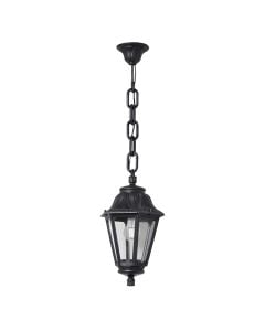 Exterior pedant light, Fumagalli, black, clear diffusor, 1 x E27