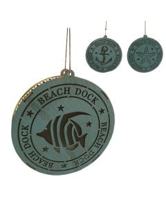 Dekorues muri LED, 14,5 x 3 cm, dru, me bateri