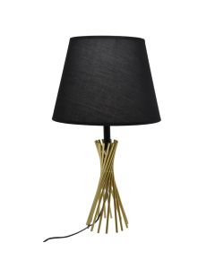 Ndricues tavoline, H52 cm, Hekur/Tekstil, E27