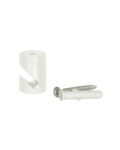 Fiksues kablli plastik per ne mur ose tavan, 3 pc, te bardha