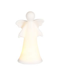 Angel white led battery operated - l9,5xw6xh17cm