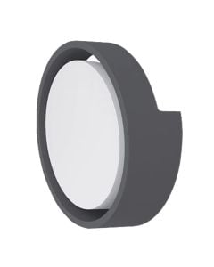 BRY-WALLS-D-RND-GRY-12W-6500K-IP65-WALL LIGHT