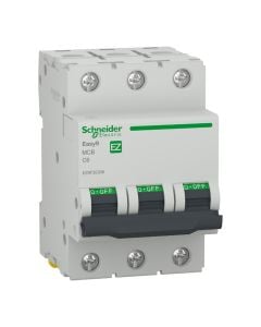 Miniature circuit breaker, Easy9, 3P, 40 A, C curve, 6000 A