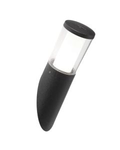 Wall light, Deco,angeld, H34 cm, transparent 6W GU10 lamp included, CCT, resine, black