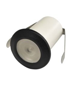 Spot brënda murit Fumagalli, IP67 + llambë G9. 1.7 W, 4000K të përfshirë, rezinë, i zi