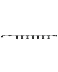 E27 lampholder string, Horoz Carnaval-F10, 10 m, i zi