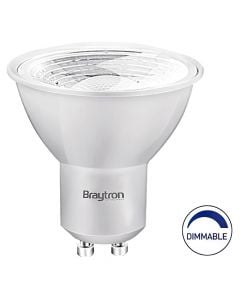 Llambë LED BRAYTRON, Spot, GU10, 38D, 6W, 4000K, 220V-240V AC e dimerueshme