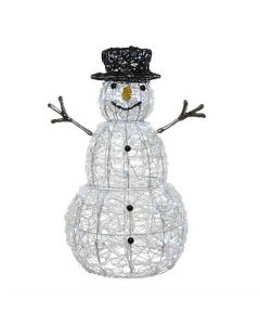 Xmas character, snow man, Led light, L45.5xW37xH65 cm, outdoor use, cool white