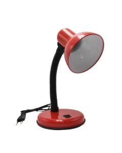 Reading table light, E27, metal, red