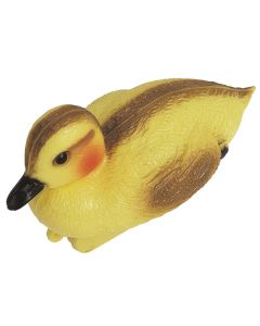 Pond plastic figure duckling ,130x70x75 mm, yellow