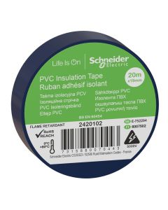 Insulation tape, Schneider, 19mmx20m blue
