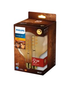 Llambe led, Philips, 50 W, G120, E27, Gold.