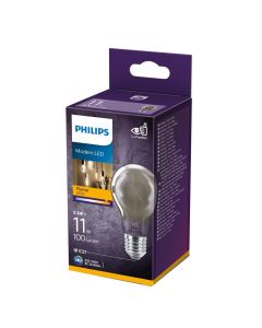 Led bulb classic, Philips, 11W, A60,E27, smoky ND RF 1PF.