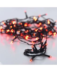 Varg ndricimi festiv, e kuqe, 80 LED, pe