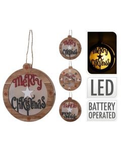 Dekor festiv christmas, rrethore me varj