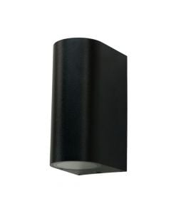 Outdoor wall lamp, Eglo, 2xGU10, black, IP44