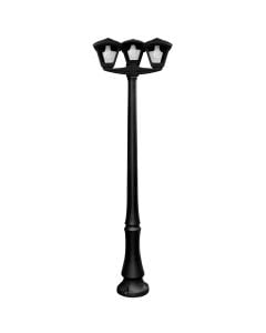 Outdoor floor light, Fumagalli, Black, 3xE27