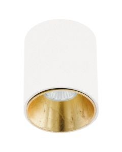 Wall light, 1xGU10, 12x10cm, white/gold