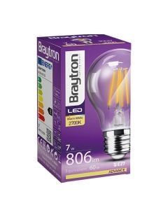 BRY-ADVANCE-7W-E27-A60-CLR-2700K-LED BULB