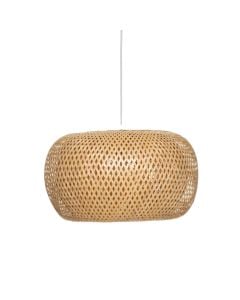 Hanging light, E27, D.46cm, natural bamboo