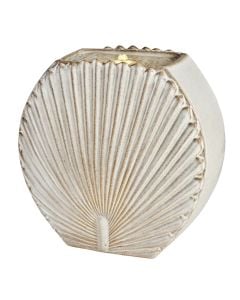 Shatervan, material qeramike, 22x42x41cm, e bardhe, ndricim LED