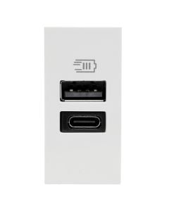 Classia, ChargerUSB, 15W, 230V, white