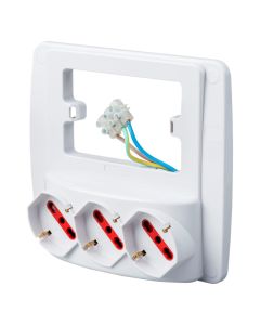 Multiplug with 3M support, 16A, 3800W
