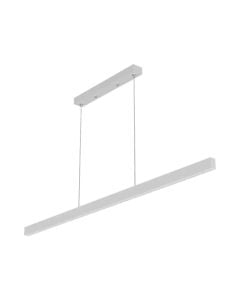 LED Pendant Light, 30W, 3000lm, 3000-6400K, white, 2.5x120cm