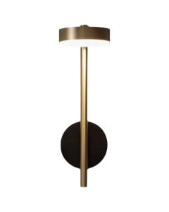 Ndricues muri LED, 12W, 3000-6400K, 1080lm, 13x10cm, metal, e zeze/gold