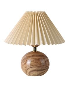 Ndricues tavoline, E27, 27x12cm, qeramike, imitim druri