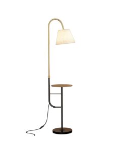 Ndricues pedan, E27, 160x28cm, metal/dru, e zeze/gold