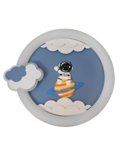 Ceiling light for children, 80W, 3000-6400K, 6800lm, D.50cm, white