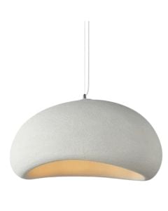 Ndricues I varur, E27, D.60cm, rezine, e bardhe