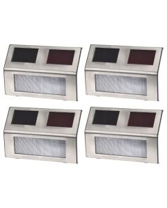 Ndricues me panel diellor, set 4 PC, stainless, 15x9x10cm
