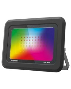 Prozhektor LED, RGB, 30W, alumin, me telekomande