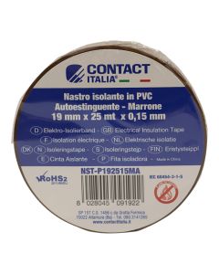 PVC insulation, 19x25x0.15, brown