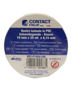 PVC insulation, 19x25x0.15, white