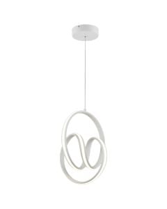 Ndricues I varur LED, 50W, 3000-6400K, 4100lm, D.50cm, alumin, e bardhe