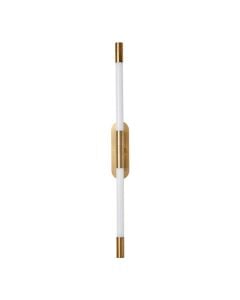 Ndricues muri LED, 18W, 1620lm, 3000-6400K, 60x6.5x7cm, alumin/akrilik, gold