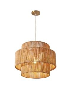 Ndricues I varur , E27, D.38/45cm, fije natyrale