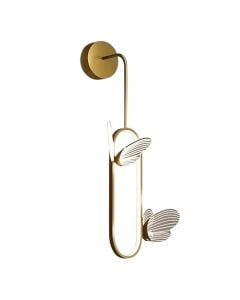 Ndricues I varur LED, 18W, 1500lm, 23x58cm, metak/akrilik, gold