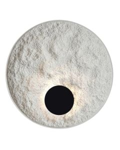 Ndricues muri LED, 5W, 370lm, D.30cm, rezin, e bardhe