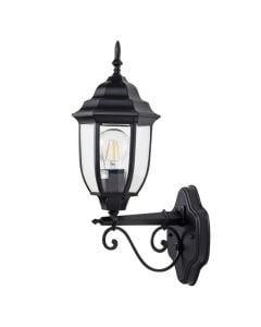 Ndricues muri I jashtem, E27, 16.5x44cm, IP44, alumin/xham, e zeze