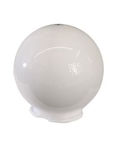 Globe for outdoor lighting, D.15cm, acrylic, opal, white