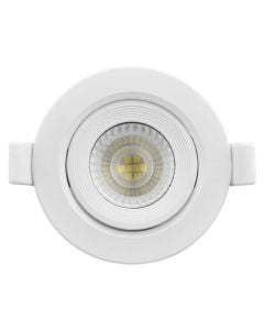 Spot rrethor, 5W, 3000-6400K, 450lm, e bardhe, D.7.5cm, H.2.5cm, IP20